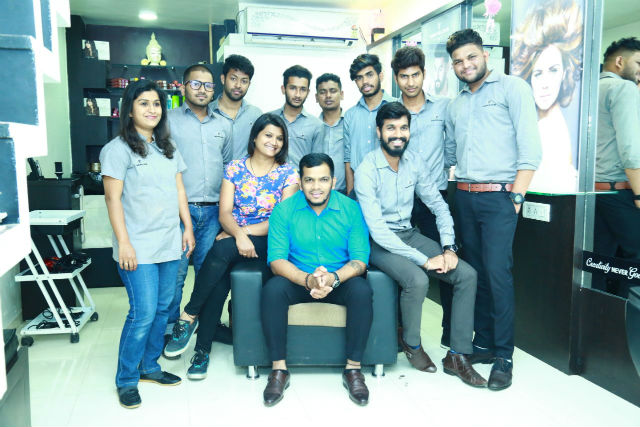 The full Marvelous team of stylists and beauticians